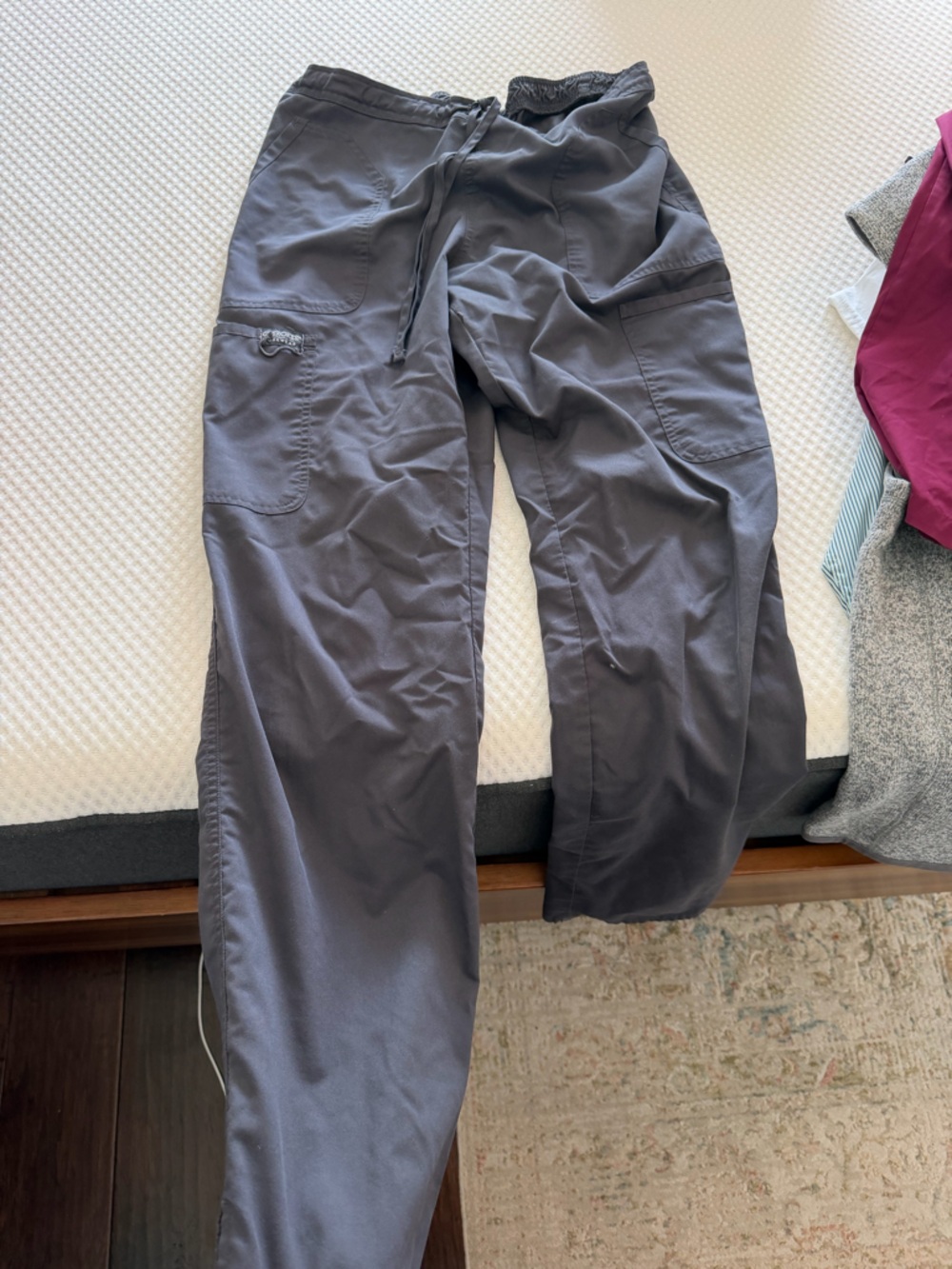 Cherokee Work Wear Gray Scrub Pants